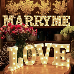 LED Lights Marquee Sign Number Lamp Decoration Night Light For Party Bedroom Wedding Birthday Christmas Decor